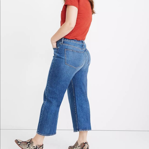 Madewell Curvy Slim Wide Leg Jeans Newington Wash Size 28 - Picture 2 of 10